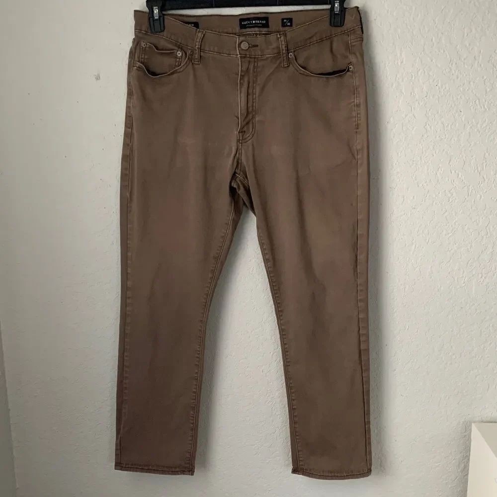 Lucky Brand 410 Athletic Slim Men’s Brown Jeans Size 36/30